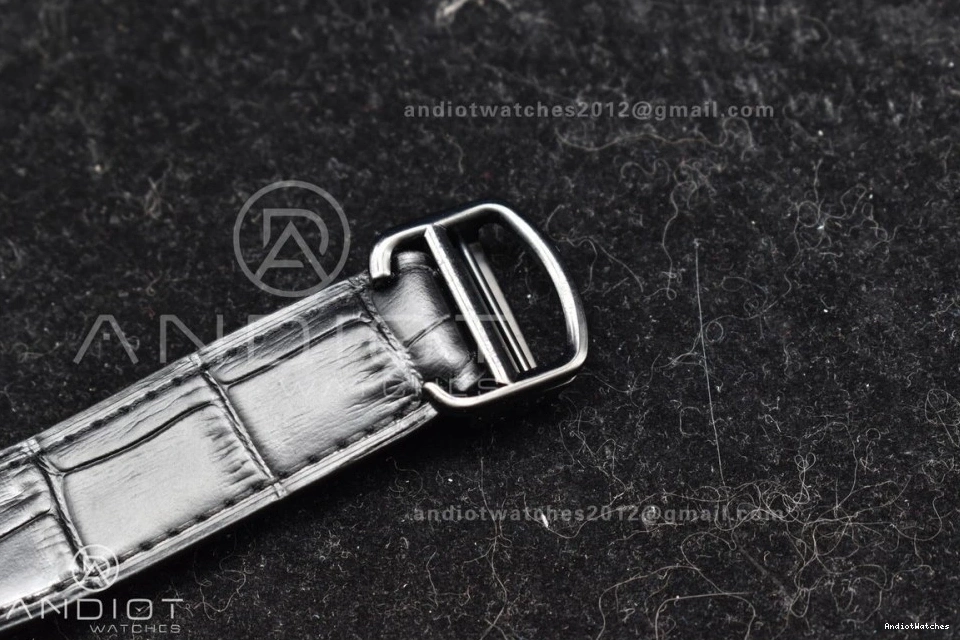 on Strap BVF Black 1046 Cartier MIYOTA de Black 1:1 Dial ZeroBulk Best 40mm Santos Edition Leather PVD 0415